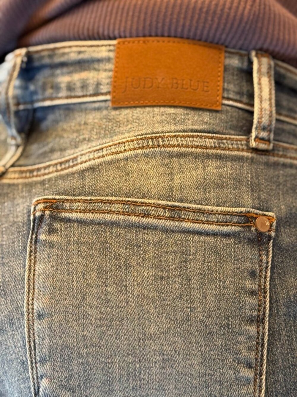 Judy Blue Stretch Denim Ripped Dad Jeans Women's 7/28 - Picture 4 of 5